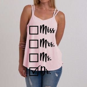 Miss Mrs Ms Dr Women's Strappy Tank