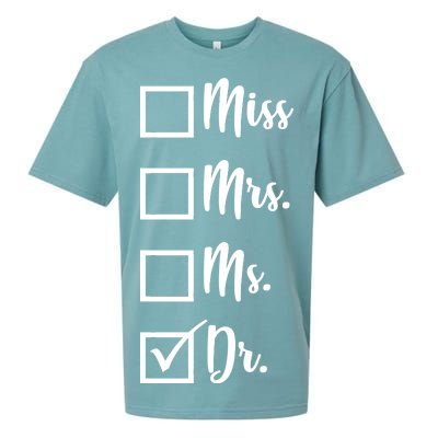 Miss Mrs Ms Dr Sueded Cloud Jersey T-Shirt