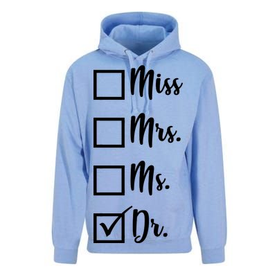 Miss Mrs Ms Dr Unisex Surf Hoodie