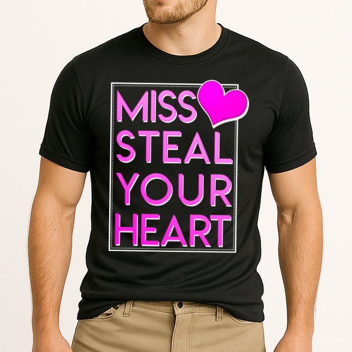 Miss Steal Your Heart Valentines Day Cooling Performance Crew T-Shirt