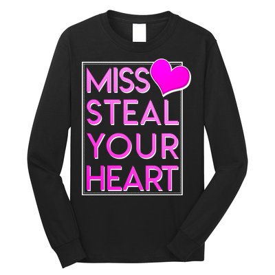 Miss Steal Your Heart Valentines Day Long Sleeve Shirt