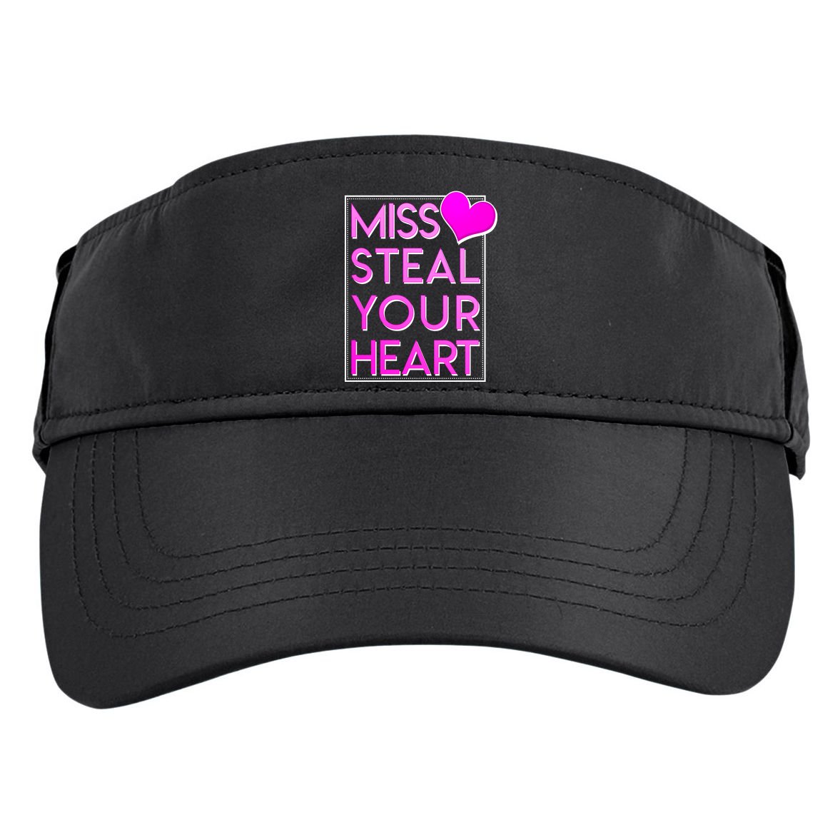 Miss Steal Your Heart Valentines Day Adult Drive Performance Visor