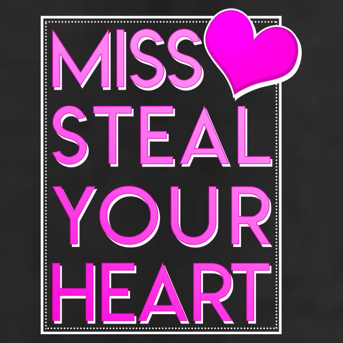 Miss Steal Your Heart Valentines Day Adult Drive Performance Visor