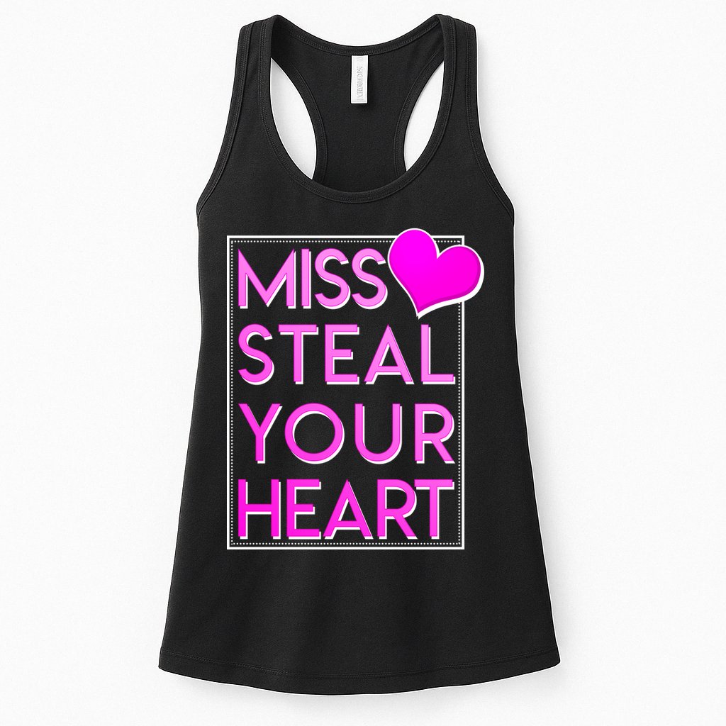 Miss Steal Your Heart Valentines Day Womens Tank Top