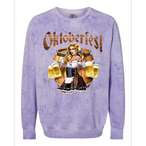 Miss Wiesn Oktoberfest Colorblast Crewneck Sweatshirt