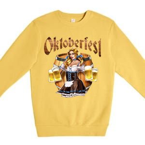 Miss Wiesn Oktoberfest Premium Crewneck Sweatshirt