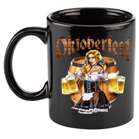 Miss Wiesn Oktoberfest 11oz C Handle Ceramic Mug