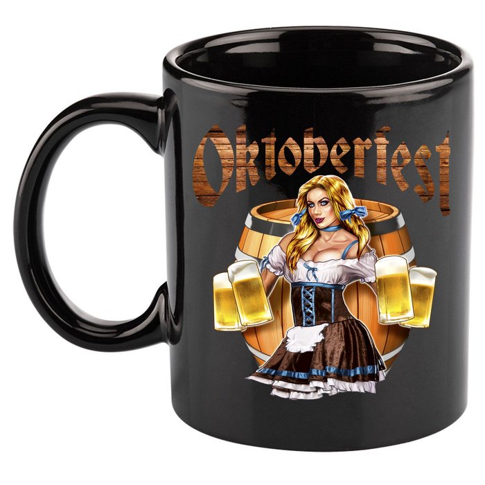 Miss Wiesn Oktoberfest 11oz C Handle Ceramic Mug