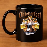 Miss Wiesn Oktoberfest 11oz C Handle Ceramic Mug