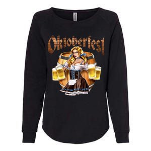 Miss Wiesn Oktoberfest Womens California Wash Sweatshirt