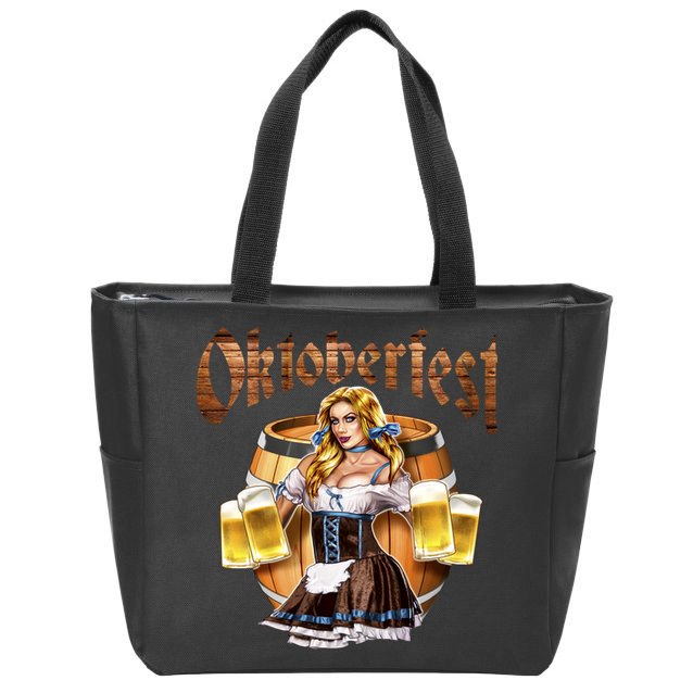 Miss Wiesn Oktoberfest Zip Tote Bag