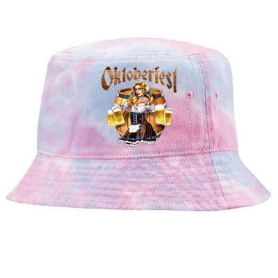 Miss Wiesn Oktoberfest Tie-Dyed Bucket Hat