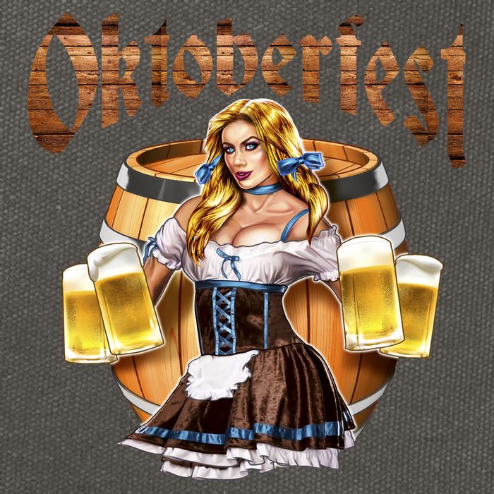 Miss Wiesn Oktoberfest Cotton Canvas Backpack