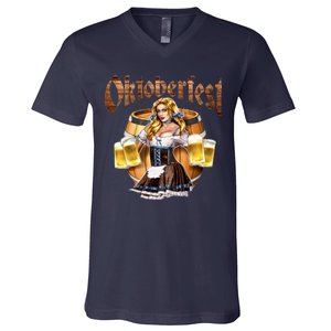 Miss Wiesn Oktoberfest V-Neck T-Shirt