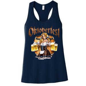 Miss Wiesn Oktoberfest Women's Racerback Tank