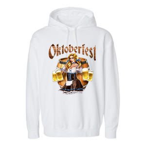 Miss Wiesn Oktoberfest Garment-Dyed Fleece Hoodie