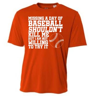 Missing A Day Of Baseball  Cooling Performance Crew T-Shirt