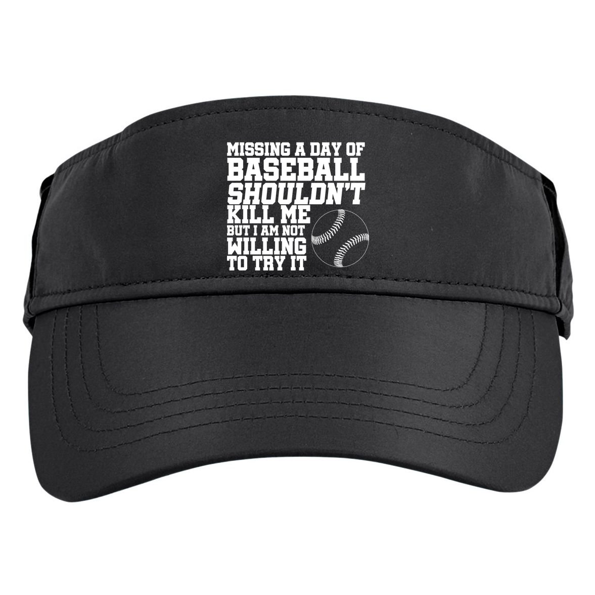 Missing A Day Of Baseball  Adult Drive Performance Visor