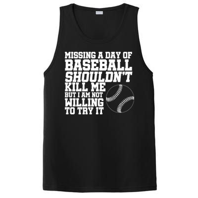 Missing A Day Of Baseball  PosiCharge Competitor Tank