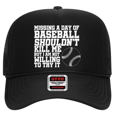Missing A Day Of Baseball  Trucker Hat