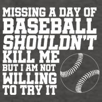 Missing A Day Of Baseball  Vector Backpack