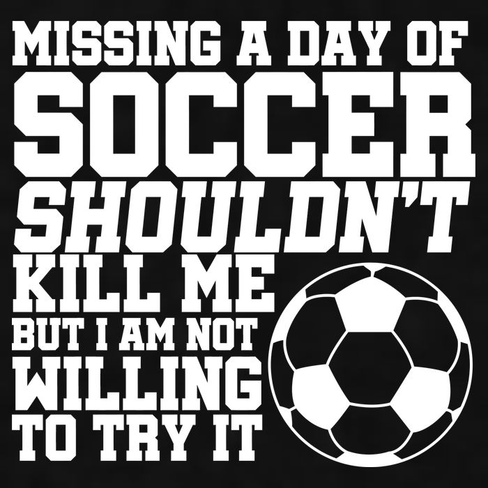Missing A Day Of Soccer Shouldn't Kill Me Ladies PosiCharge Tri-Blend Wicking Tank