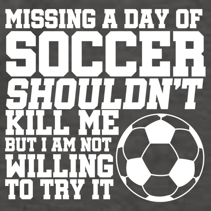 Missing A Day Of Soccer Shouldn't Kill Me Vector Backpack