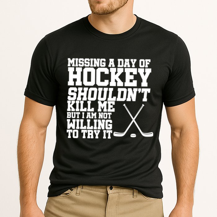 Missing Hockey Shouldn't Kill Me Cooling Performance Crew T-Shirt
