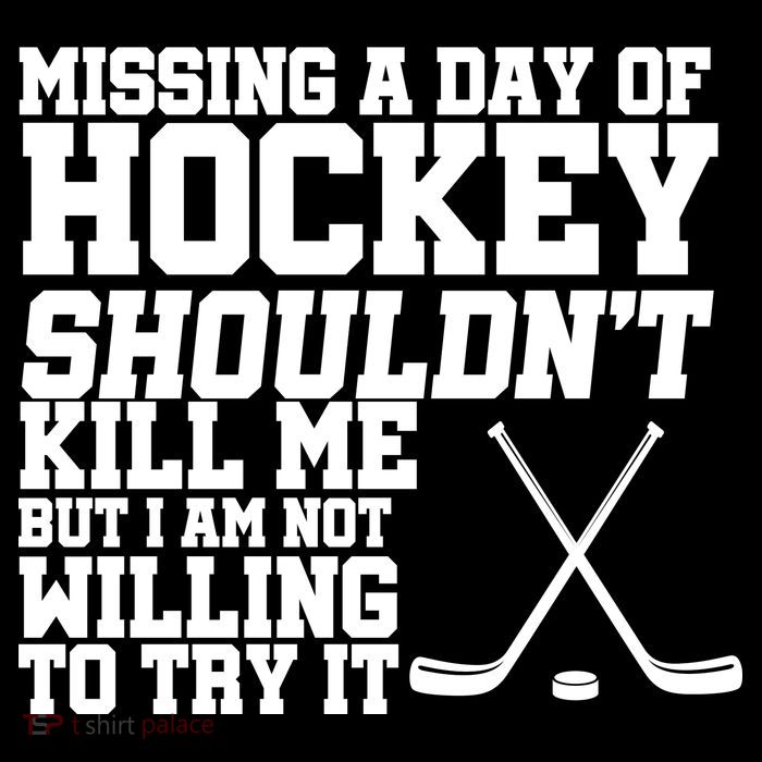 Missing Hockey Shouldn't Kill Me Drawstring Bag