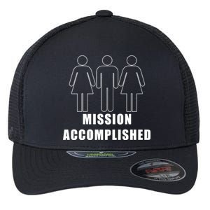 Mission Accomplished Three Some Flexfit Unipanel Trucker Cap