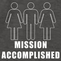 Mission Accomplished Three Some Vector Backpack
