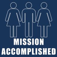 Mission Accomplished Three Some 16 in Basic Backpack
