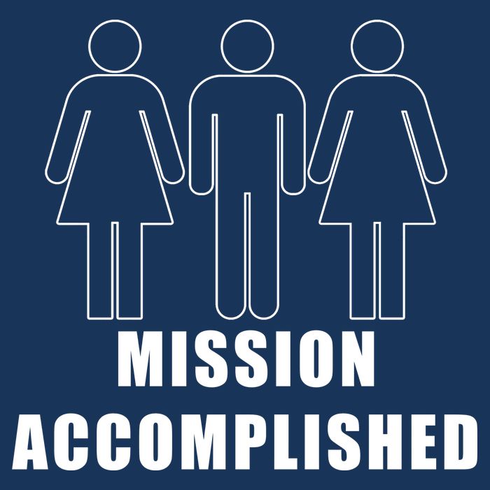 Mission Accomplished Three Some 16 in Basic Backpack