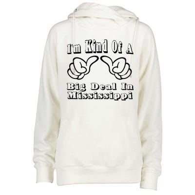 Mississippi Big Deal Womens Funnel Neck Pullover Hood