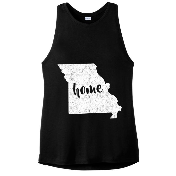 Missouri Home State  Ladies PosiCharge Tri-Blend Wicking Tank