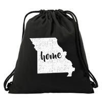 Missouri Home State  Drawstring Bag