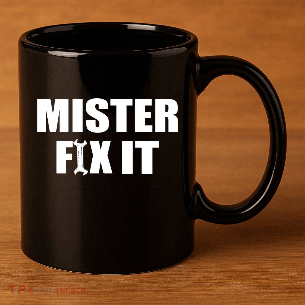 Mister Fix It 11oz C Handle Ceramic Mug