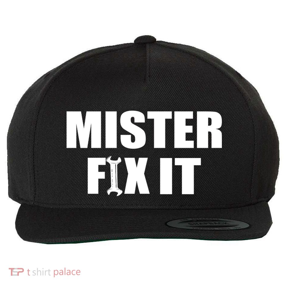 Mister Fix It Wool Snapback Cap