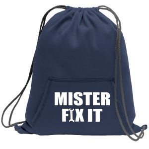 Mister Fix It Sweatshirt Cinch Pack Bag