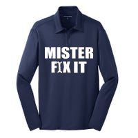 Mister Fix It Silk Touch Performance Long Sleeve Polo