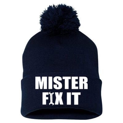 Mister Fix It Pom Pom 12in Knit Beanie