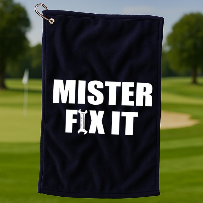 Mister Fix It Golf Towel