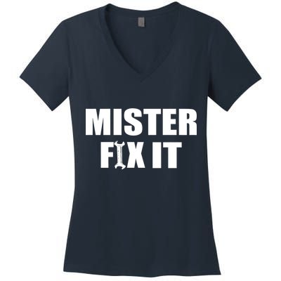 Mister Fix It Women's V-Neck T-Shirt