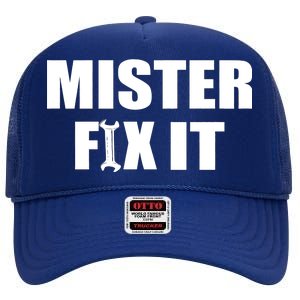 Mister Fix It High Crown Mesh Back Trucker Hat