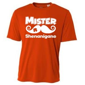 Mister Shenanigans Mustache Cooling Performance Crew T-Shirt