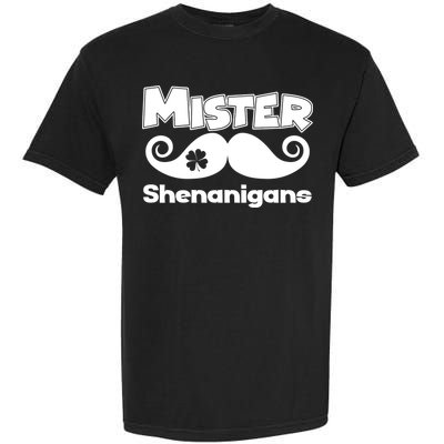 Mister Shenanigans Mustache Garment-Dyed Heavyweight T-Shirt
