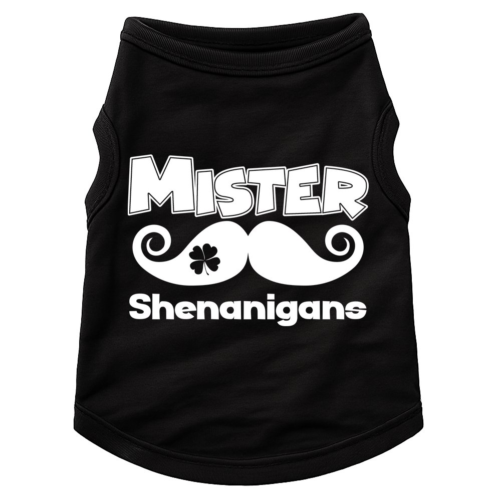 Mister Shenanigans Mustache Doggie Tank