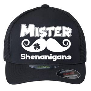 Mister Shenanigans Mustache Flexfit Unipanel Trucker Cap