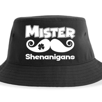Mister Shenanigans Mustache Sustainable Bucket Hat