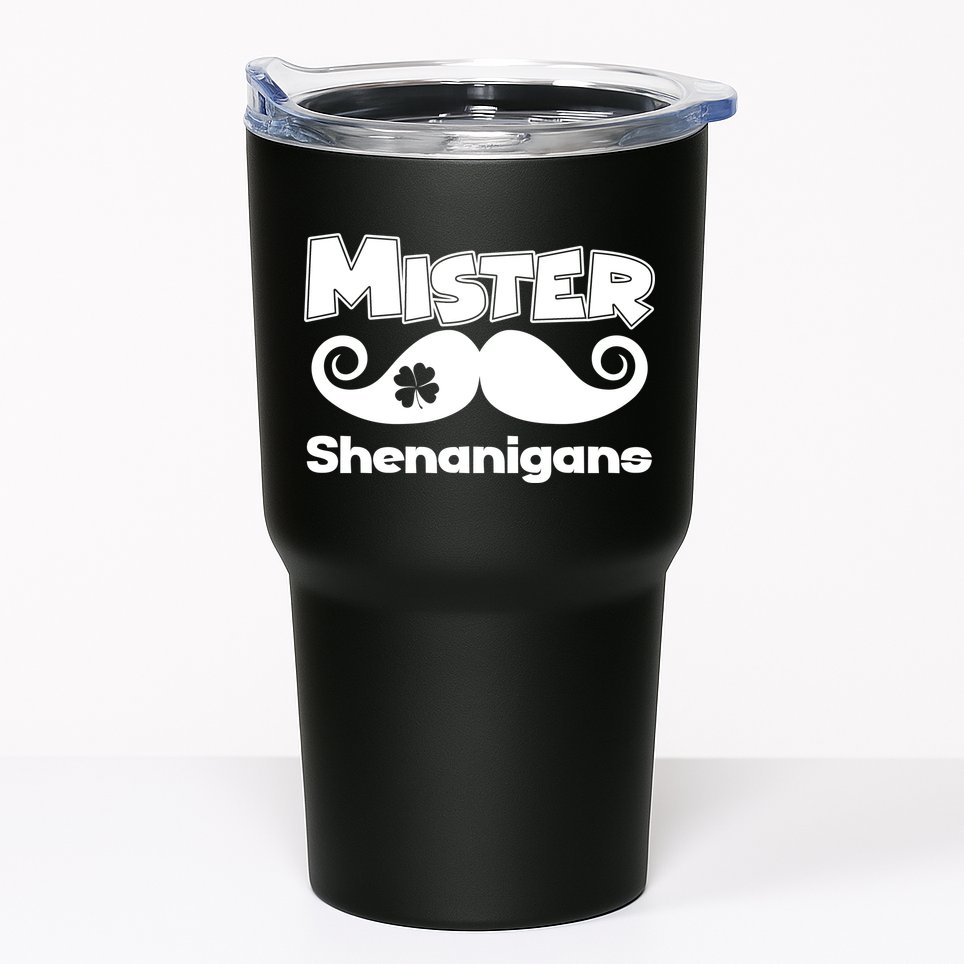 Mister Shenanigans Mustache Tumbler